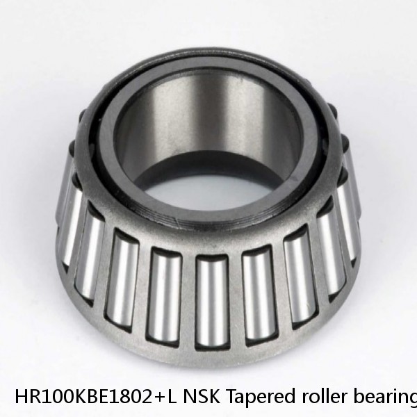 HR100KBE1802+L NSK Tapered roller bearing #1 small image