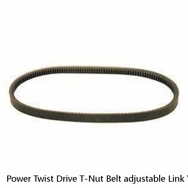 Power Twist Drive T-Nut Belt adjustable Link V-Belt A13/4L,1/2" 1FT/5FT/10FT #1 small image