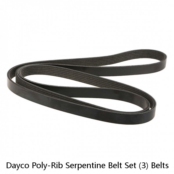 Dayco Poly-Rib Serpentine Belt Set (3) Belts