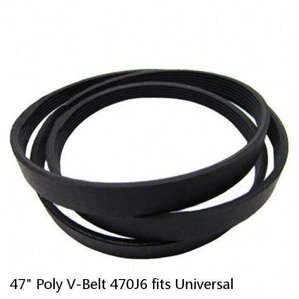 47" Poly V-Belt 470J6 fits Universal #1 image