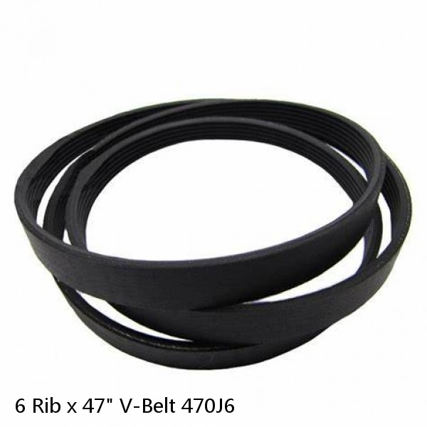 6 Rib x 47" V-Belt 470J6 #1 image