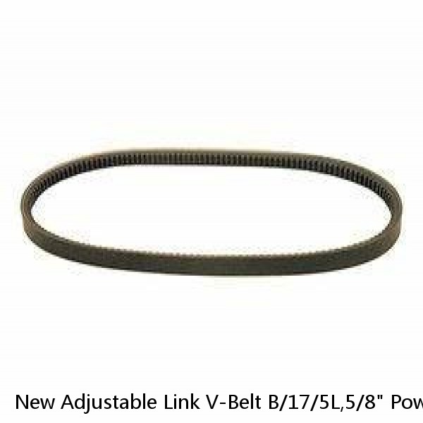 New Adjustable Link V-Belt B/17/5L,5/8" Power Twist Drive For CNC Motor 1FT-10FT #1 image